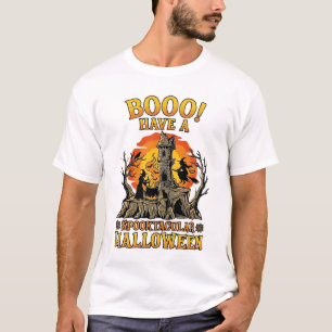 T-shirt Château de sorcière de Halloween Spooktacular Booo