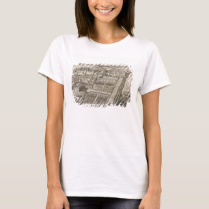 T-shirt Château de Windsor, gravé par Johannes Kip