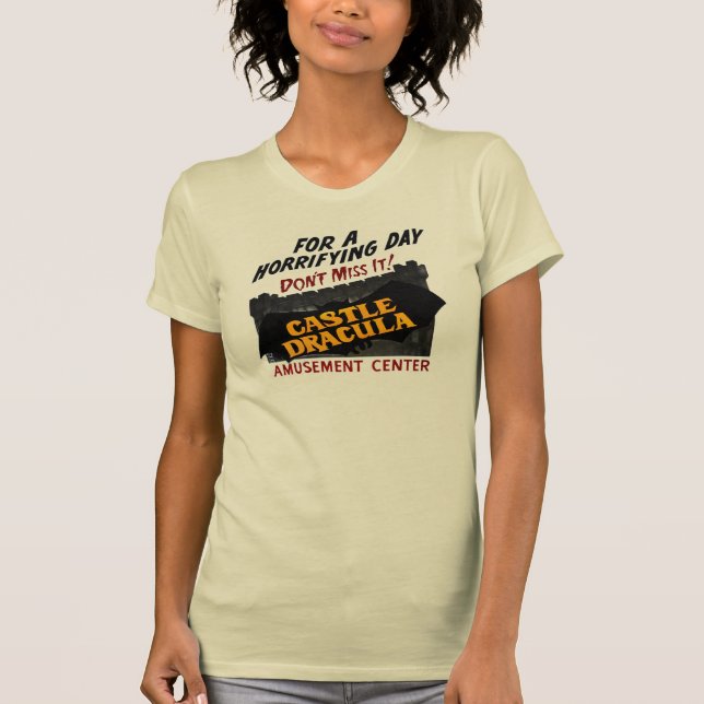 T-shirt Château Dracula Wildwood NJ (Devant)