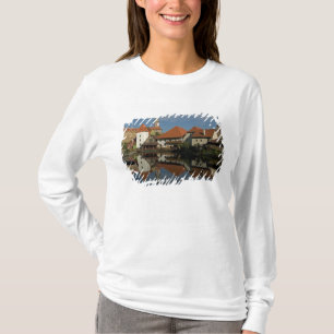 T-shirt Château, rivière Vltava, Cesky Krumlov,