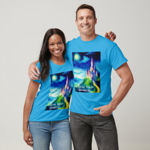 T-shirt Château sur une colline, suivez vos rêves