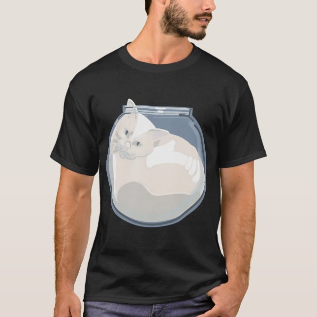 T-SHIRT CHATON AU REPOS (Devant)