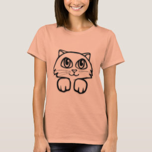 T-shirt Chaton curieux
