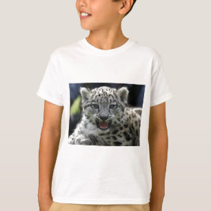 T-shirt Chaton de léopard de neige