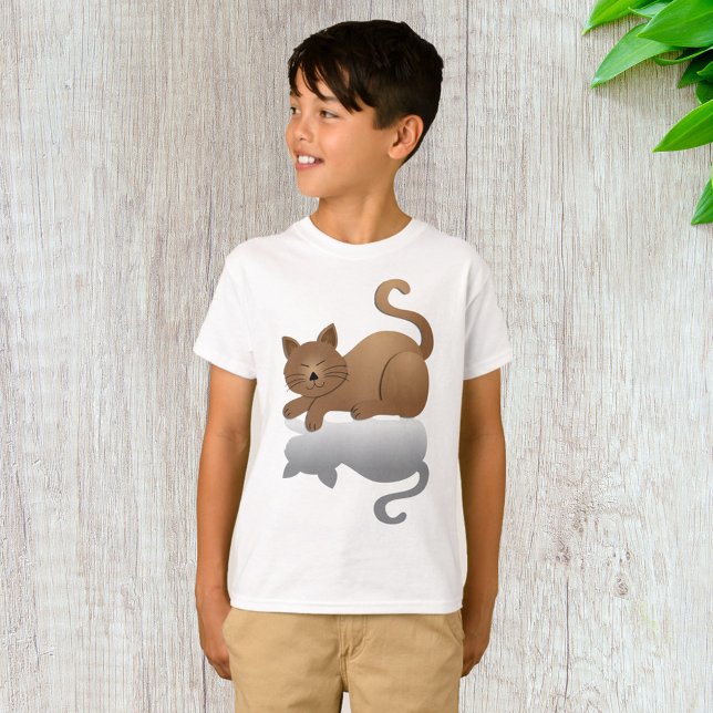 T-shirt Chaton Endormi Adorable (Créateur téléchargé)