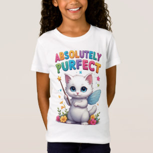 T-Shirt Chaton Fantastique Avec des Ailes de Fée