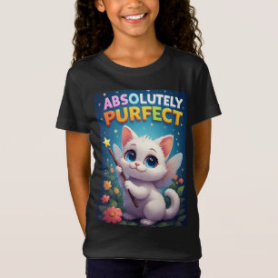 T-Shirt Chaton Fantastique Avec des Ailes de Fée