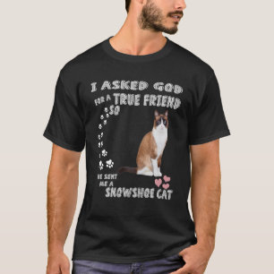 T-shirt Chaton Mignon Disant Maman Papa Amant Imprimé, Sno