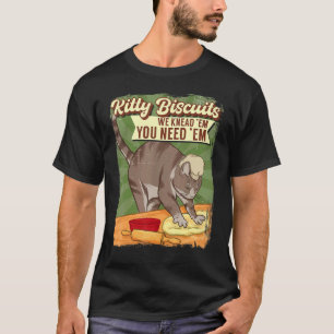 T-shirt Chaton Pétrissant Boulanger Chat Maman Chat Chato