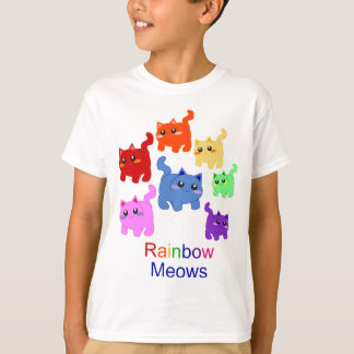 T-shirt Chatons d'arc-en-ciel !