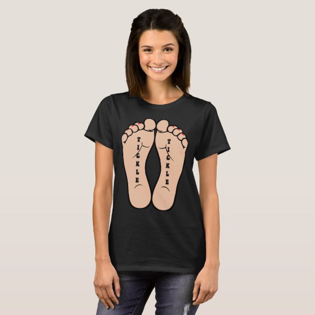 T-shirt Chatouillement de chatouillement (Devant entier)