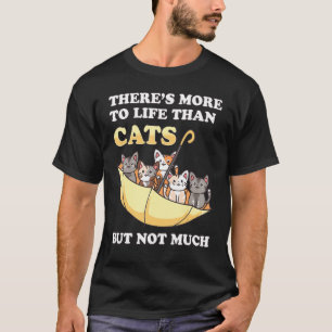 T-shirt Chats à l'envers Parapluie Chaton Humour animali