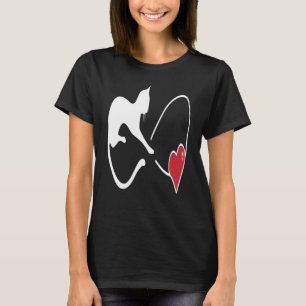 T-shirt Chats Aime T Chemise Gif Drôle Pour Les Amoureux d