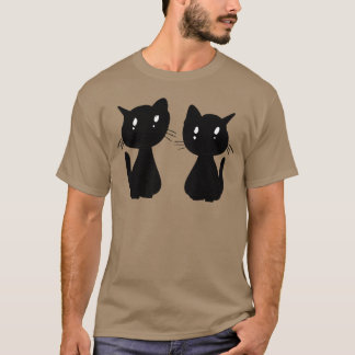T-shirt Chats amis animaux mignons dessin animé famille