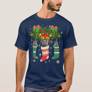 T-shirt Chats Anglais Shorthair En Amoureux des chats de N