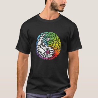T-shirt Chats Animaux Animaux Chat Animaux Animaux Yin Et
