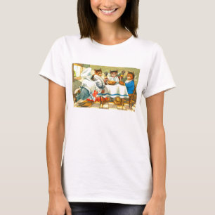 T-shirt Chats au dîner