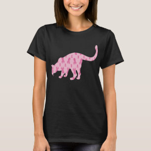 T-shirt Chats au ruban rose pour le cancer