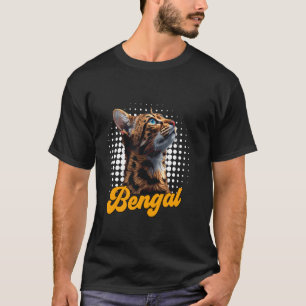 T-shirt CHATS BENGAL Propriétaire de chat Bengal Rétro Amo