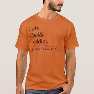 T-shirt Chats Chai Câlins Elle Jour Parfait rétro