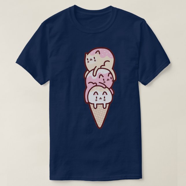 T-shirt Chats cool 3 (Design devant)