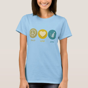 T-shirt Chats d'amour de paix