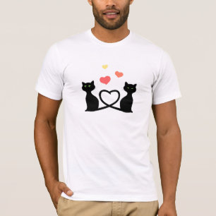 T-shirt Chats dans l'amour