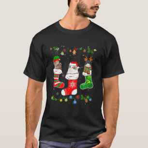 T-shirt Chats Dans Le Choc De Noël Drôle Pajamas Famille C