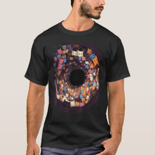 T-shirt Chats dans Trou Noir  Chat  Maman Chat Papa Chat H