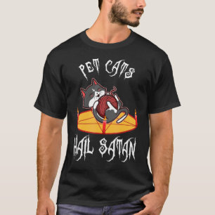 T-shirt Chats de compagnie célèbrent Satan 4