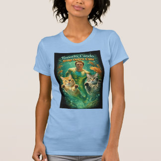 T-shirt Chats de feuilleton et Timothy Cando