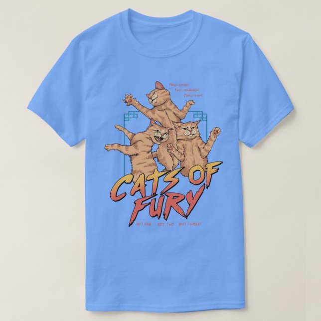 T-shirt Chats de Furie (Design devant)