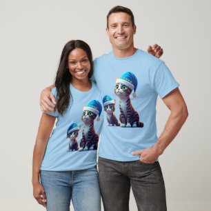 T-shirt Chats de Hanoukka