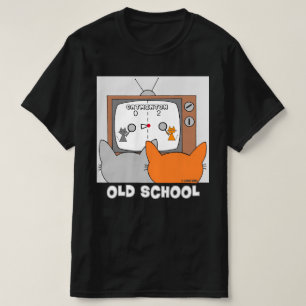 T-shirt Chats de jeu vidéo rétro OLD SCHOOL Drôle