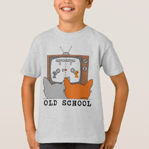 T-shirt Chats de jeux vidéo rétro OLD SCHOOL
