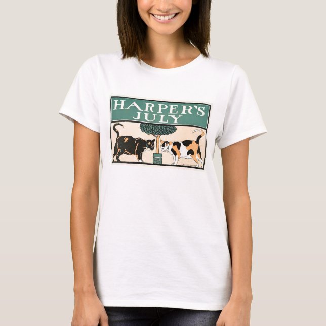 T-shirt Chats de juillet du harpiste (Devant)