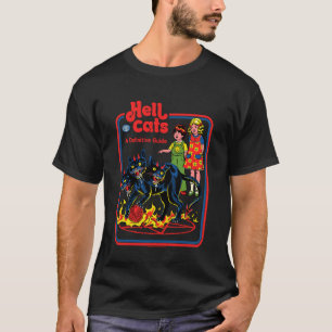 T-shirt Chats de l'enfer Rétro Vintage Humour Adulte Drôle