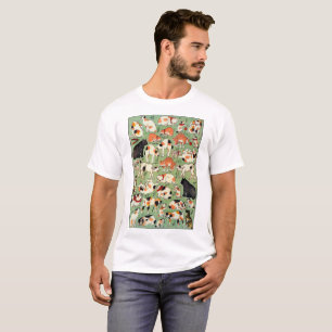 T-shirt Chats de l'ère Edo, Utagawa Yoshifuji, Ukiyo-e