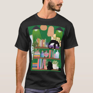 T-shirt Chats de librairie