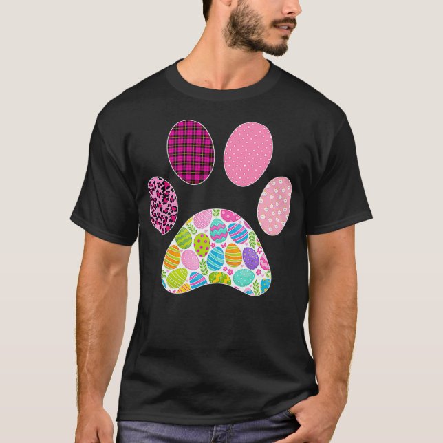 T-shirt Chats de Pâques Chiens de chèvre Léopard Chien de  (Devant)