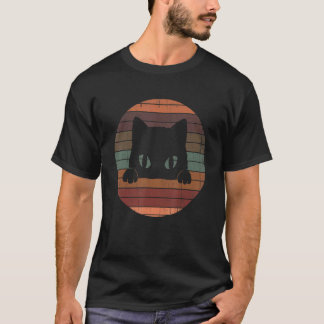 T-shirt Chats de style rétro rétro vintage