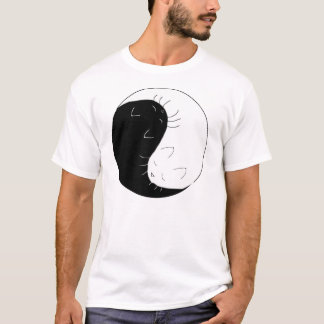 T-shirt Chats de Yin Yang
