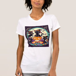 T-shirt Chats d'Halloween