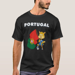 T-shirt Chats domestiques portugais fan de Portugal