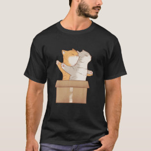 T-shirt Chats Drôle Animaux En Amour Deux Chatons Pour Va