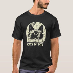 T-shirt Chats en tatouages Chat Tatouage Chaton Tatoué 1