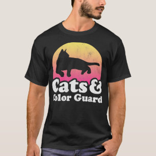 T-shirt Chats et cadeau Color Guard