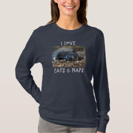 T-shirt Chats et chemise louche somnolente de petits