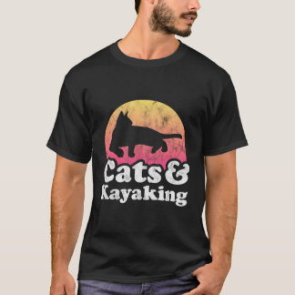 T-shirt Chats Et Kayak'S Chat Et Kayak