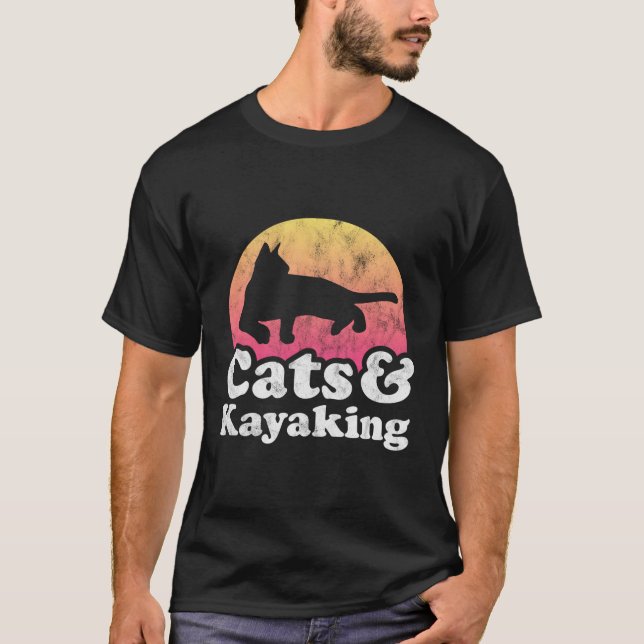 T-shirt Chats Et Kayak'S Chat Et Kayak (Devant)